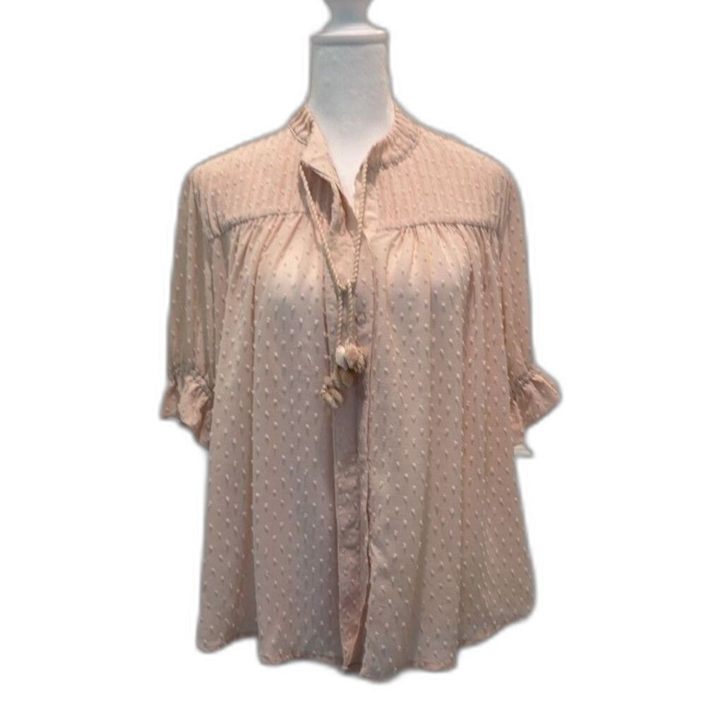NWT Bishop + Young Sienna Blouse Size L